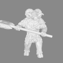 foxmen minotaur minyatür minoaries sanat yaratıklar warhammer masa üstü rpg pathfinder canavar mitology kow krallar Savaşı frostgrave fantezi dnd boardgame 3d print model - Mito3D