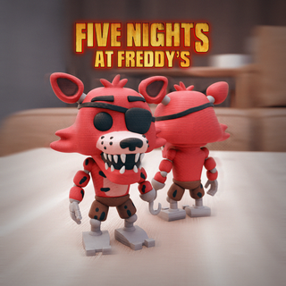 foxy five nights freddy's funko pop 3d print model - Mito3D