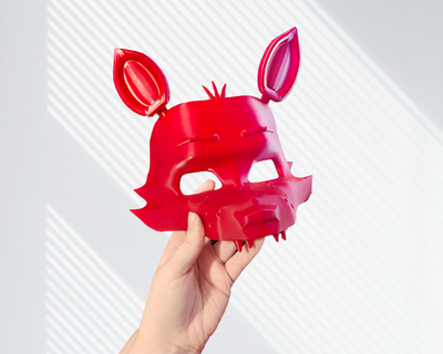 foxy foxybro mask 3d print stl file cosplay inspired fnaf 3d print model - Mito3D