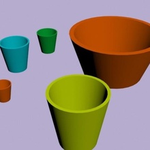 fplowerpot home flowerpot 3d print model - Mito3D