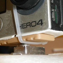 gerçek kamera hd Kamera taban plakası pan servo çeşitli plaka 3d print model - Mito3D