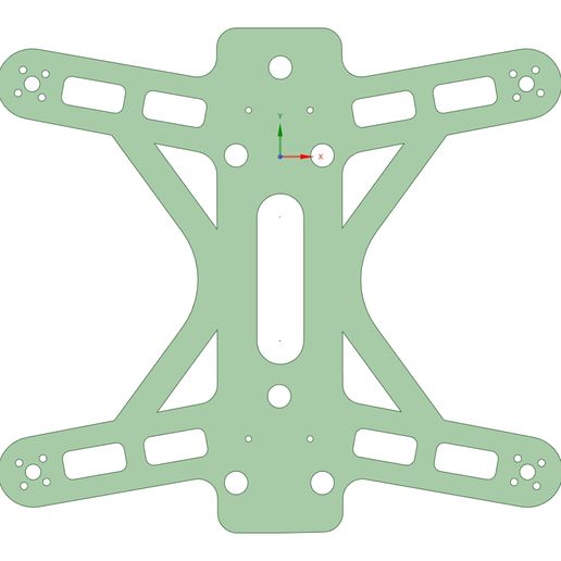 fpv drone telaio 3D print model - Mito3D