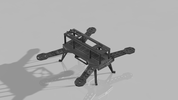 fpv drone Cadre quadcopter loisir DIY volant mavic dji courses air électronique mouche avion 3d impression rc multirotor aéronautiques 3d print model - Mito3D