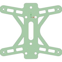 fpv drone frame 3d print model - Mito3D