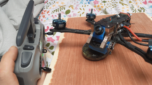 fpv servo drone contrôle monter 3d print model - Mito3D