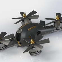 fpv racing diablo 3p 22xx v1 jeu modelism drone multirotor quad 3d print model - Mito3D