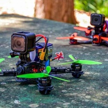 el fpv de carreras rr210 marco acción gopro soporte la cámara juego los vehículos rc rotoracer monte racer drone montaje accesorios 3d print model - Mito3D