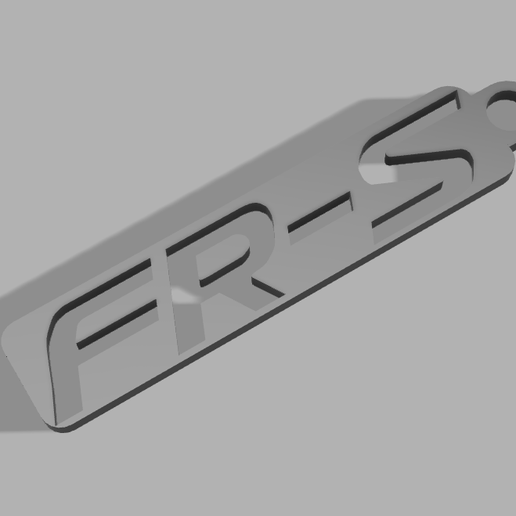 fr s logo gadget subaru 3D print model - Mito3D