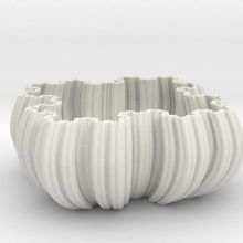 fractal bowl home 3d print model - Mito3D