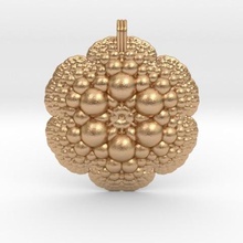 fractal colgante la joyería colgantes el 3d print model - Mito3D