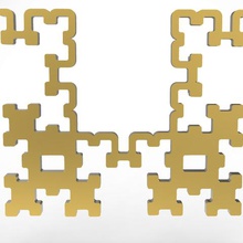 fractal pendant jewelry modern elegant fashion style 3d print model - Mito3D
