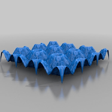 fractal surface stackable self similar art math 3d print model - Mito3D