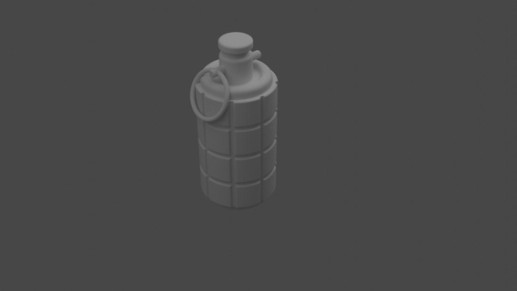 frag grenade Game cosplay scifi military 3d print model - Mito3D