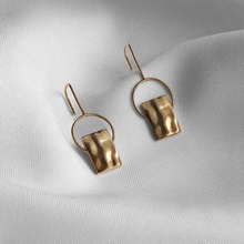 fragmentos earrings jewelry earring organic 3d print model - Mito3D