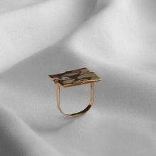 fragmentos ring jewelry modern design innovative organic wave 3d print model - Mito3D