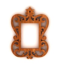 frame art photo decorative school mirror 3d print model - Mito3D