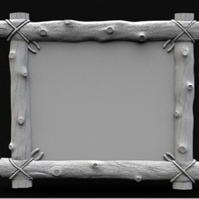telaio 13 struttura specchio 3d print model - Mito3D