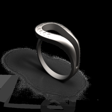 Cadre gouttes bague bijoux homme anneaux joyeusement Homme style conception 3d print model - Mito3D