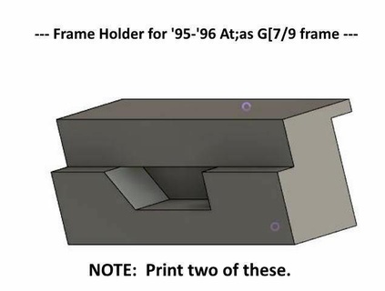 frame holder '95-96 atas gp7 9 hobby 3d print model - Mito3D