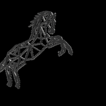 Cadre cheval gadget 3d print model - Mito3D