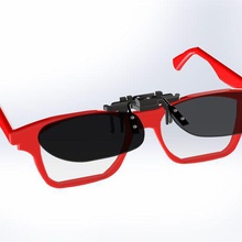 frameless sunglasses sun eyeglasses eyewear lens fashion glass apparel wear eye vision sunglass spec seeing female binocular prescription optic glasses eyesight 3d print model - Mito3D