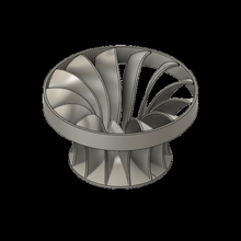 francis-turbine verschiedene turbina francis Klinge runner rodete 3d print model - Mito3D