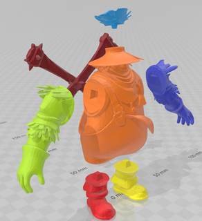 Franko cadılar bayramı seyyar efsaneler patlama mlbb oyun 3d print model - Mito3D