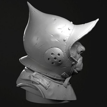 François Boucher buste 3d print model - Mito3D