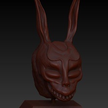 frank - donnie darko verschiedene Kaninchen jannie 3d print model - Mito3D