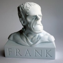 frank frankenstein büstü sanat 3d print model - Mito3D