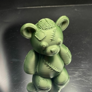 frankenbear halloween teddy bear frankenstein monster plushie stuffy 3d print model - Mito3D