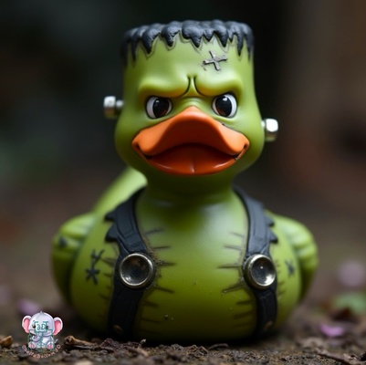 canard francfortois halloween caoutchouc 3d print model - Mito3D