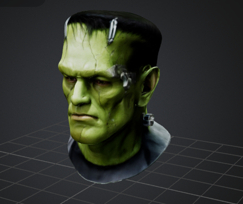 frankenstein game 3d print model - Mito3D