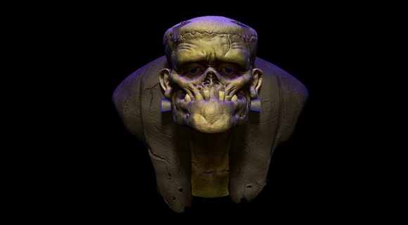 Frankenstein Kunst 3d print model - Mito3D