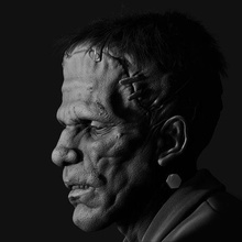 Frankenstein buste stl horreur film terreur 3d print model - Mito3D