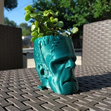 Frankenstein pot fleur crayon 3d print model - Mito3D