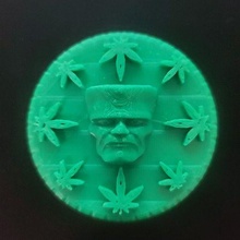 Frankenstein Halloween canapa macinino gadget erba marijuana denti spaventoso 3d print model - Mito3D
