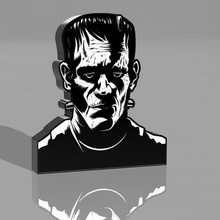 Frankenstein luminária 3d print model - Mito3D
