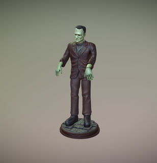 Frankenstein monstro clássico filme Boris Karloff zbrush 3dprint 3d print model - Mito3D