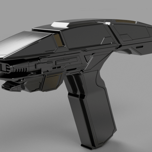 franklin phase-Pistole verschiedene phaser 3D print model - Mito3D