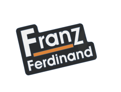 Franz Ferdinand Logo 3d print model - Mito3D