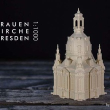 frauenkirche de dresde la arquitectura los edificios estructuras símbolo sajonia sachsen reforma lugares interés alemania iglesia el barroco 1700 11000 luterana 3d print model - Mito3D
