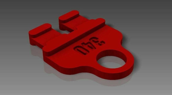 frc batería etiqueta robótica 3d print model - Mito3D