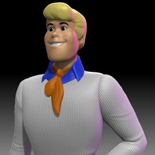 fred Scooby doo pedrita guijarros picapiedra Hanna barbera Velma scooby Fred 3d print model - Mito3D