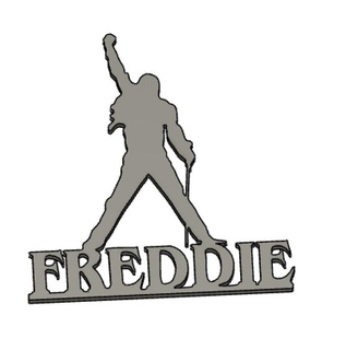 Freddie mercúrio Freddie mercúrio 3d print model - Mito3D