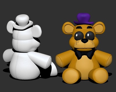freddy bear freddy fazbear freddy bear freddy fazbear bears stuffed animal game  3d print model - Mito3D
