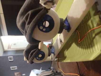 freddy olho mecanismo cosplay traje robô animatronic fnaf noites freddys raposa Bonnie chica 3d print model - Mito3D