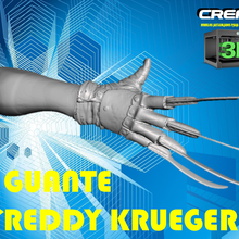 Freddy krueger guante Arte figura 3d print model - Mito3D