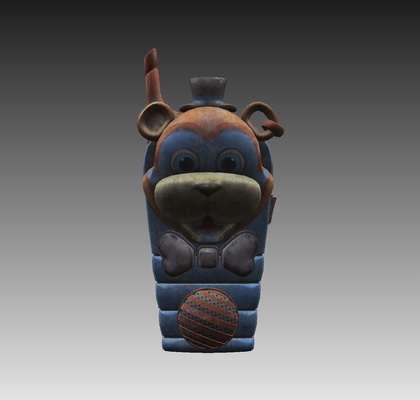 freddy walkie talkie arte fnaf notti freddy freddyfazbear ricetrasmittente 3d print model - Mito3D