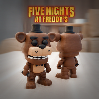 fredy nuits Freddy funko pop 3d print model - Mito3D